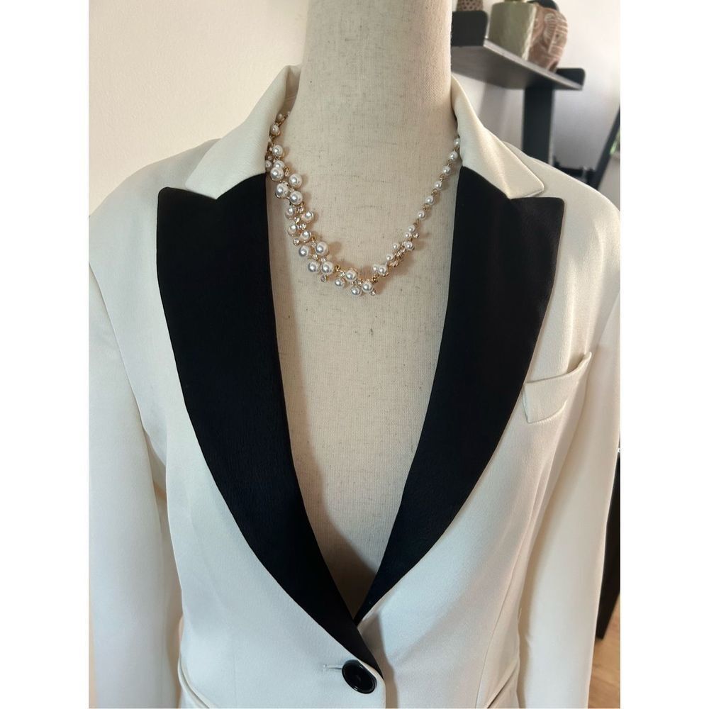 Sold Express blazer black and white size 8 - Picture 2 of 5